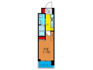 ｴｽﾃﾑﾌﾟﾗｻﾞ梅田中崎町Ⅲ(Ｓ808)の物件間取画像